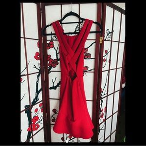 ZARA red short dress